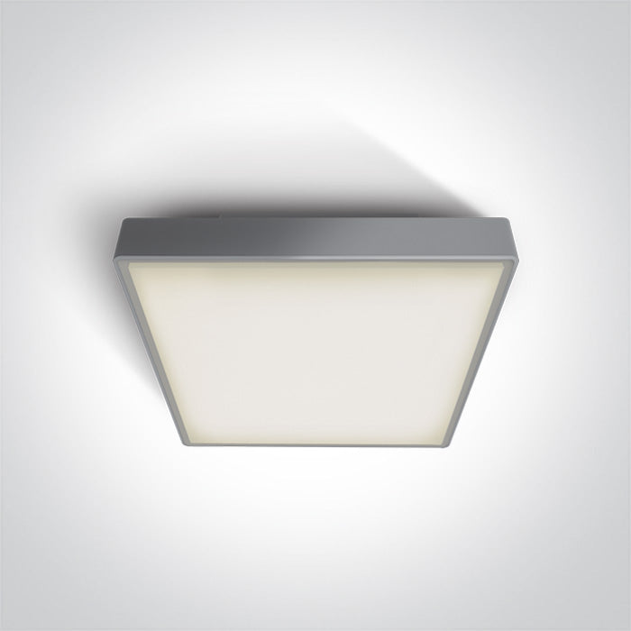 One Light 67282AN/G/W GREY LED PLAFO 24w WW IP65 230v