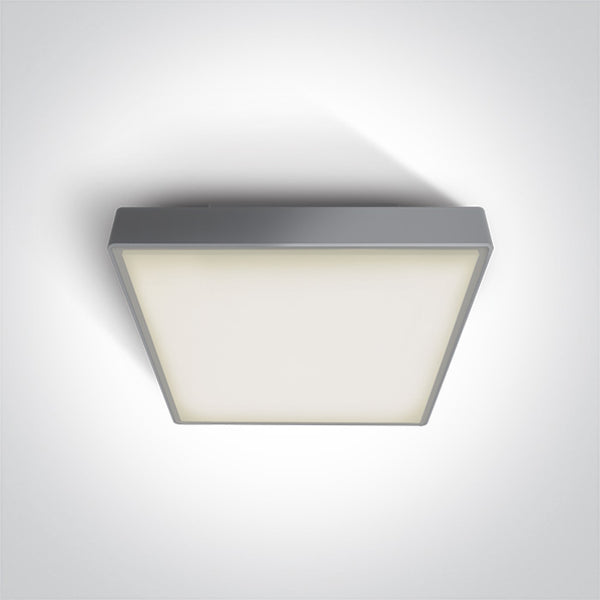 One Light 67282AN/G/W GREY LED PLAFO 24w WW IP65 230v