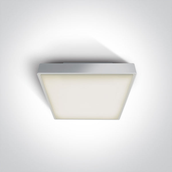 One Light 67282E/W WHITE IP65 1xE27 12W