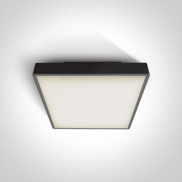 One Light 67282EA/B BLACK IP65 2xE27 12W
