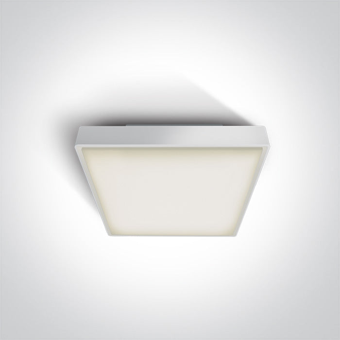 One Light 67282N/W/W WHITE LED PLAFO 16w WW IP65 230v