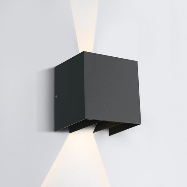 One Light 67340A/AN/W ANTHRACITE WALL LED 2x3w WW IP54 230V