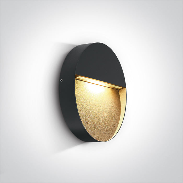 One Light 67360/AN/W ANTHRACITE LED WALL LIGHT 9W WW IP54 230V
