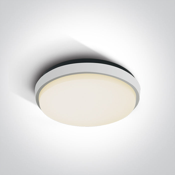 One Light 67363/W/W WHITE PLAFO LED 30W WW IP54 100-240V