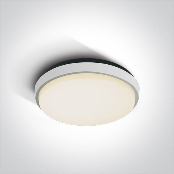 One Light 67363/W/W WHITE PLAFO LED 30W WW IP54 100-240V