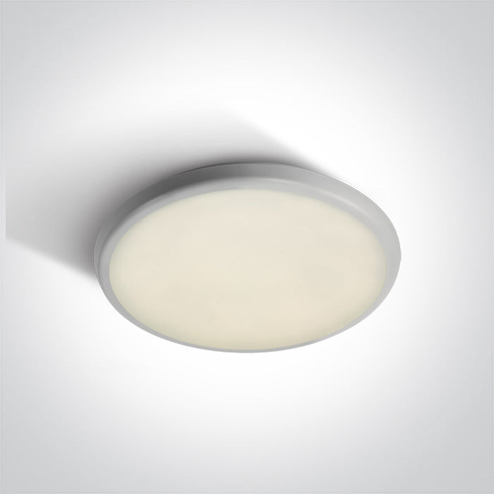 One Light 67368/W/C WHITE LED PLAFO 18W CW IP54 100-240V