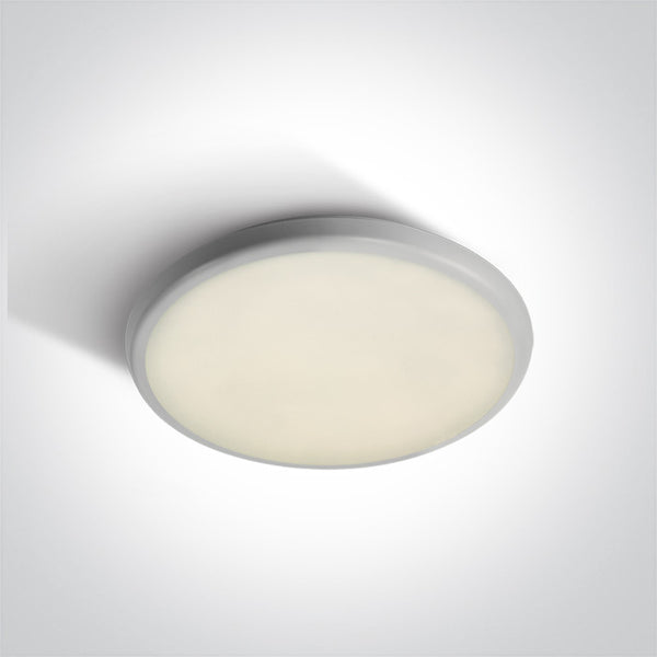 One Light 67368/W/C WHITE LED PLAFO 18W CW IP54 100-240V