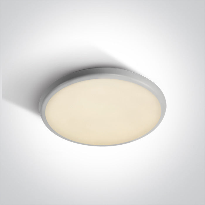 One Light 67368/W/W WHITE LED PLAFO 18W WW IP54 100-240V