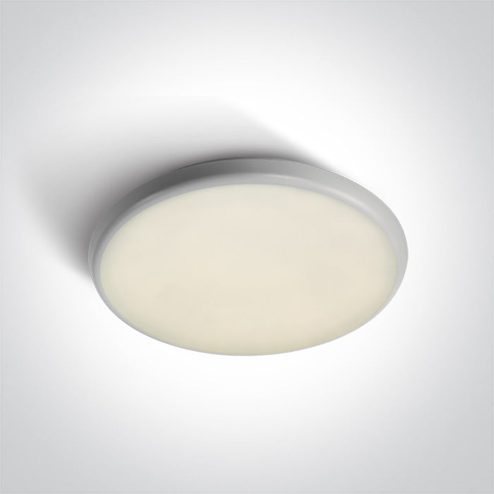 One Light 67370/W/C WHITE LED PLAFO 25W CW IP54 100-240V