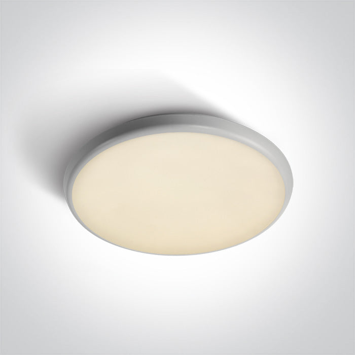 One Light 67370/W/V WHITE PLAFO 25W CCTV IP54 230V
