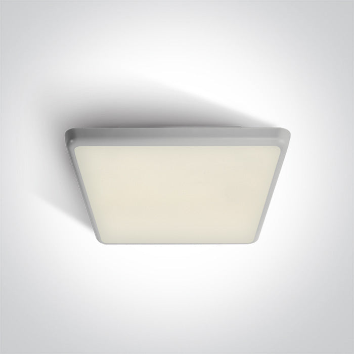 One Light 67372/W/W WHITE LED PLAFO 25W WW IP54 100-240V
