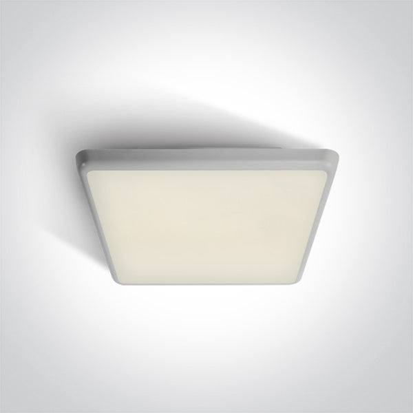 One Light 67372/W/W WHITE LED PLAFO 25W WW IP54 100-240V