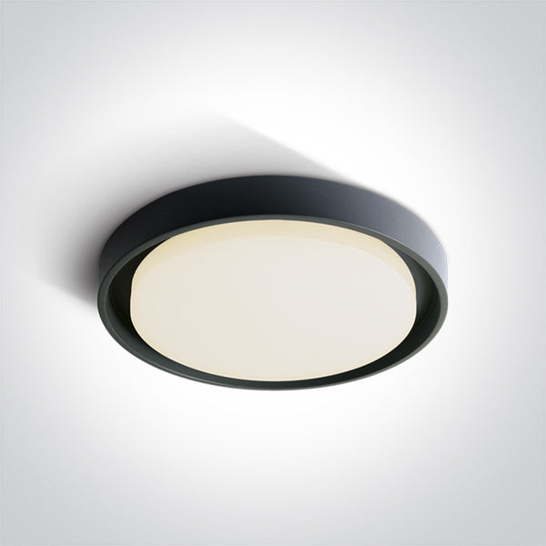 One Light 67384/AN/W ANTHRACITE PLAFO LED 30W WW IP54 100-240V