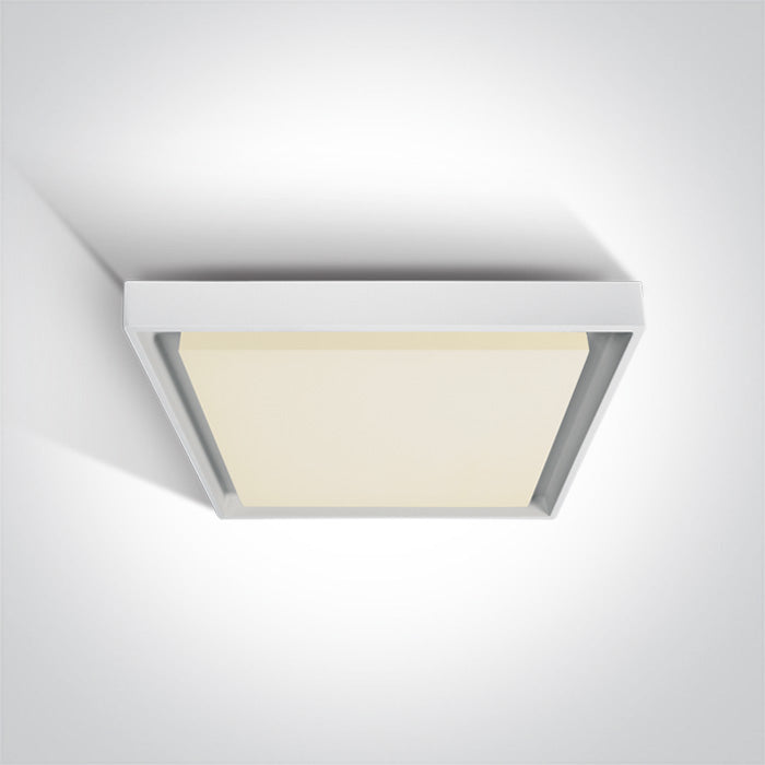 One Light 67384A/W/W WHITE PLAFO LED 30W WW IP54 100-240V
