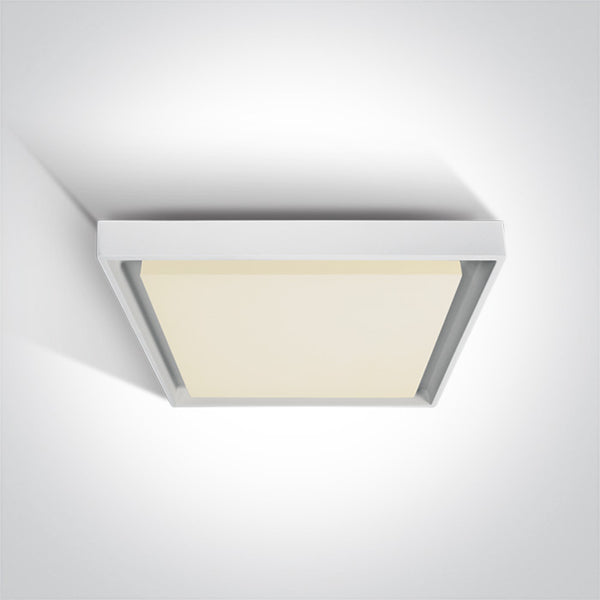 One Light 67384A/W/W WHITE PLAFO LED 30W WW IP54 100-240V