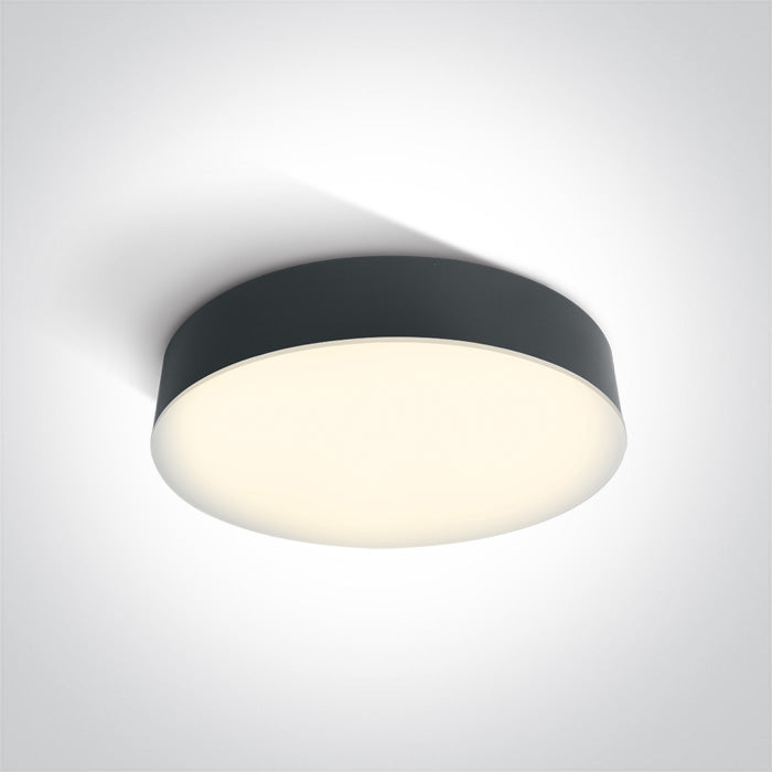 One Light 67390/AN/W ANTHRACITE LED PLAFO 21W WW IP65 230V
