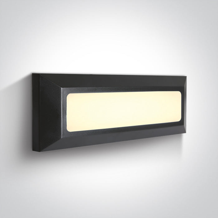 One Light 67394/AN/W ANTHRACITE LED WALL LIGHT 3,5W WW IP65 230V