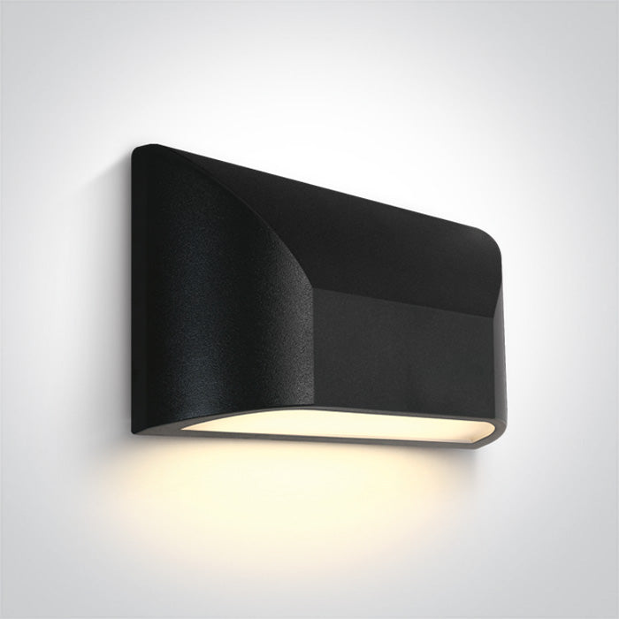 One Light 67396/AN/W ANTHRACITE LED WALL LIGHT 6W WW IP65 230V