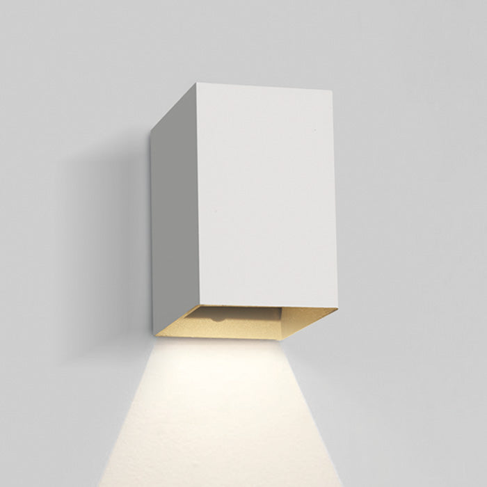 One Light 67398/W/W WHITE WALL LED 3W WW IP54 DARK LIGHT 100-240V