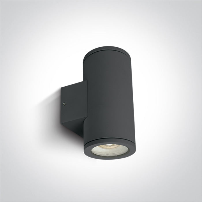 One Light 67400B/AN ANTHRACITE WALL GU10 2x35W IP54