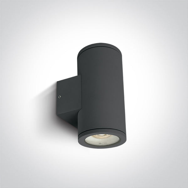 One Light 67400B/AN ANTHRACITE WALL GU10 2x35W IP54