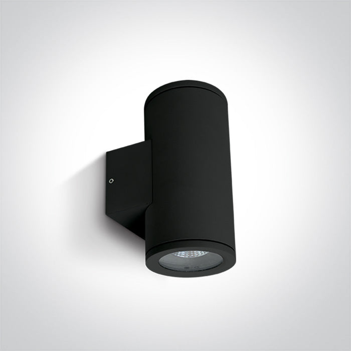One Light 67400B/B BLACK WALL GU10 2x35W IP54