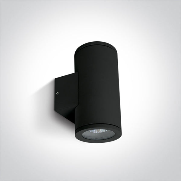 One Light 67400B/B BLACK WALL GU10 2x35W IP54