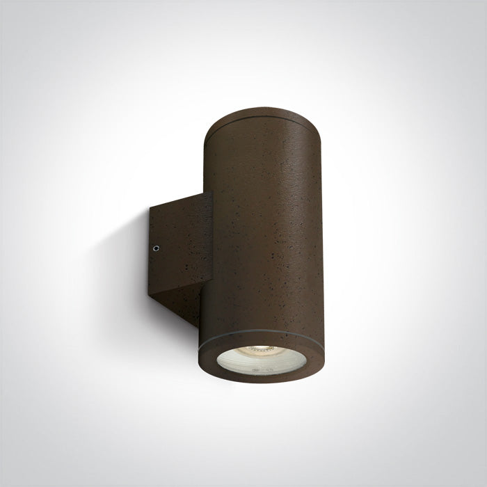RUST BROWN WALL GU10 2x35W IP54 67400B/BR