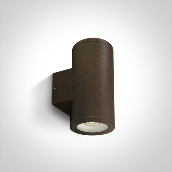 RUST BROWN WALL GU10 2x35W IP54 67400B/BR
