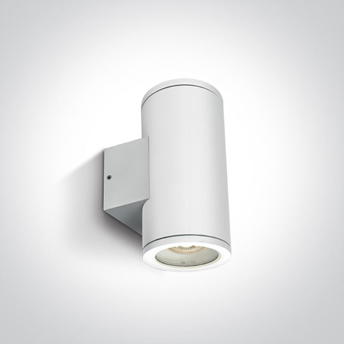 One Light 67400B/W WHITE WALL GU10 2x35W IP54