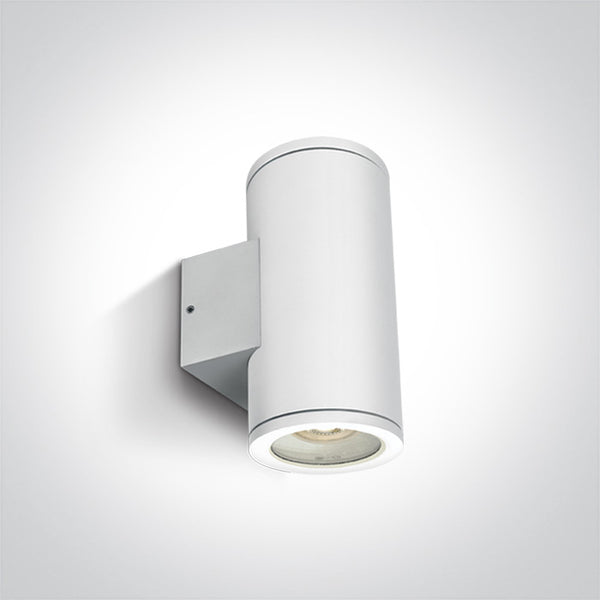 One Light 67400B/W WHITE WALL GU10 2x35W IP54