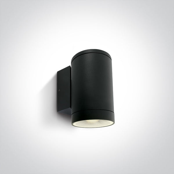 One Light 67400D/B BLACK WALL PAR30 20w E27 IP65