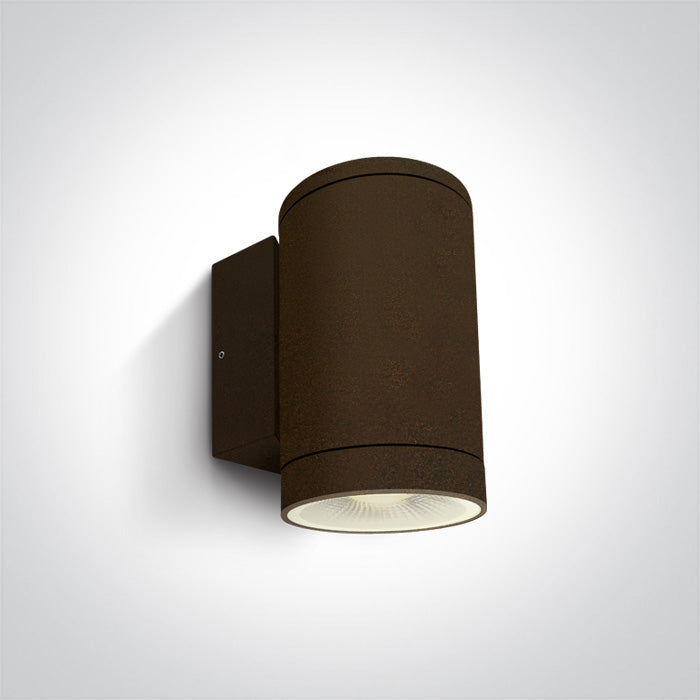 One Light 67400D/BR RUST BROWN WALL PAR30 20W E27 IP65