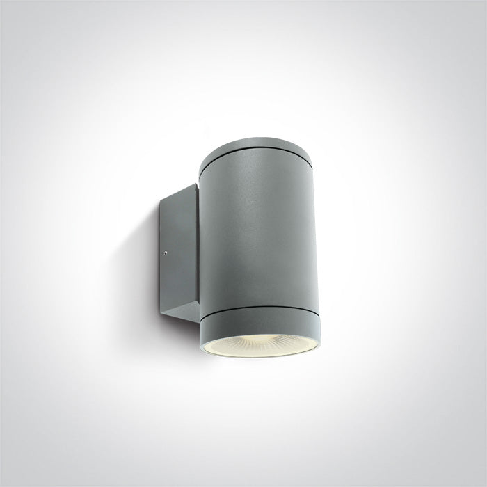 One Light 67400D/G GREY WALL PAR30 20w E27 IP65