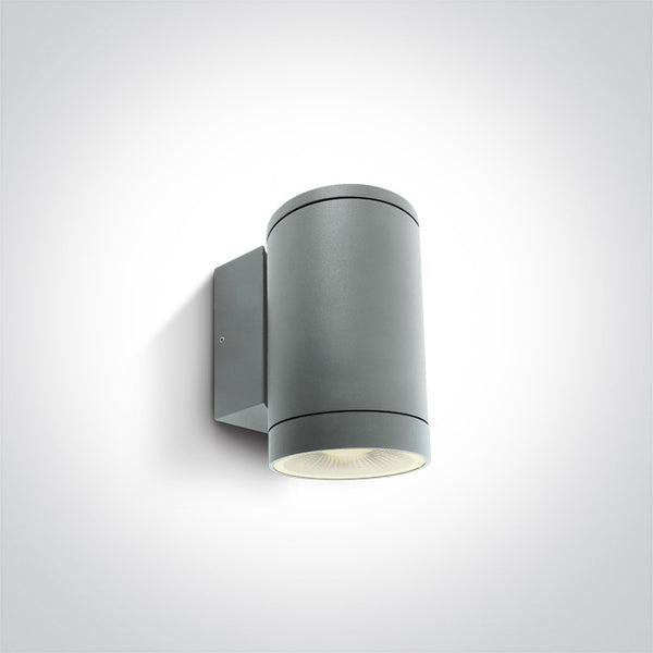 One Light 67400D/G GREY WALL PAR30 20w E27 IP65