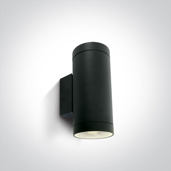 One Light 67400E/B BLACK WALL 2xPAR30 20w E27 IP65