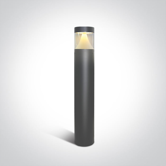 One Light 67410/AN/W ANTHRACITE LED BOLLARD 80cm 12W WW IP65 230V