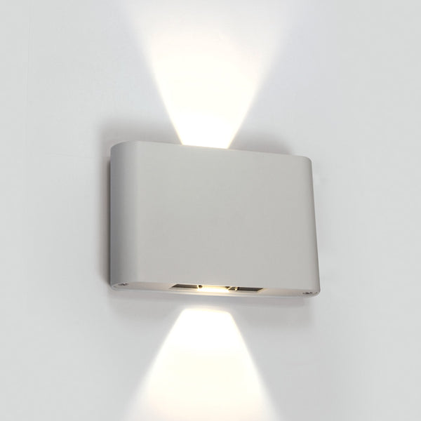 One Light 67412/W/W WHITE WALL LED 2x6W WW IP54 230V