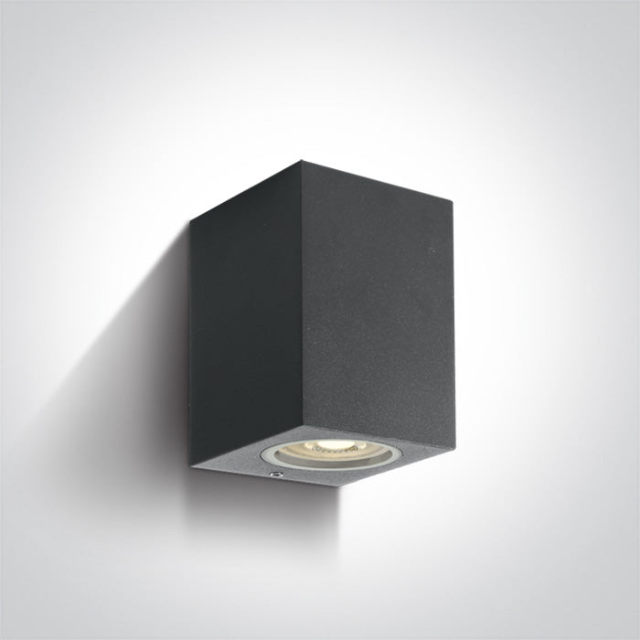 One Light 67426/AN ANTHRACITE WALL LIGHT GU10 7W IP65