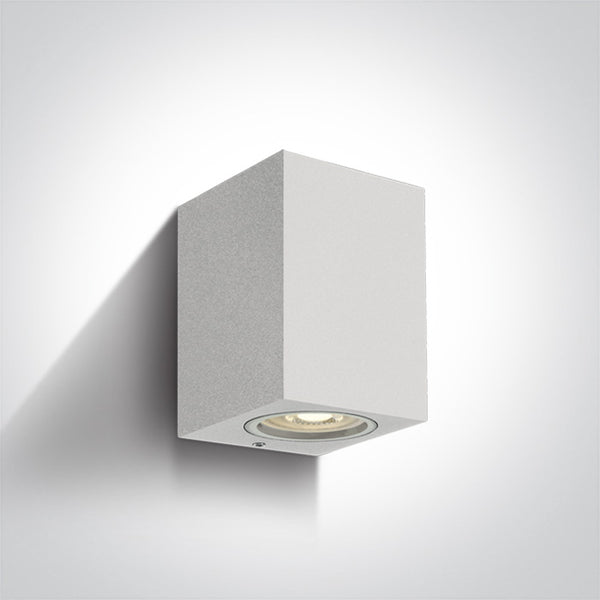 One Light 67426/W WHITE WALL LIGHT GU10 7W IP65