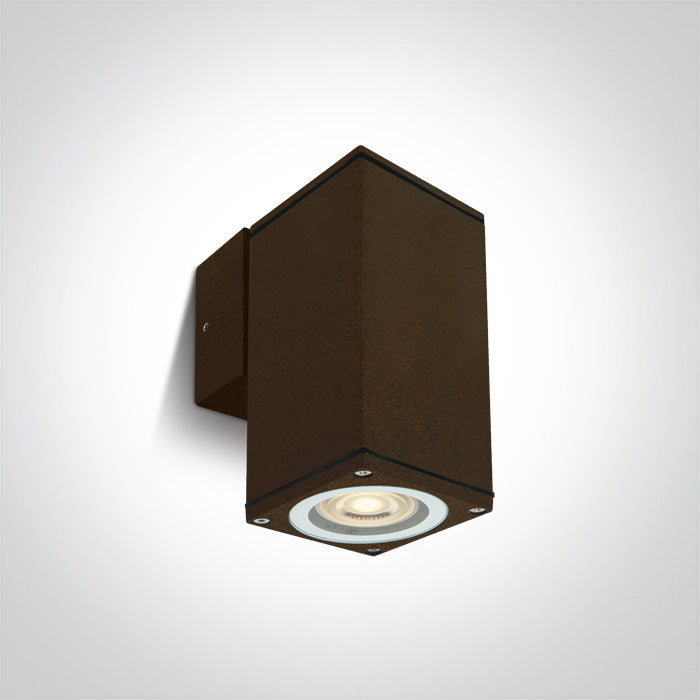 One Light 67426B/BR RUST BROWN WALL GU10 10w IP54 100-240V