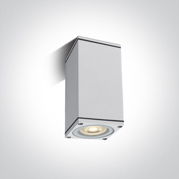 One Light 67426D/W WHITE CEILING GU10 10W IP54 100-240V