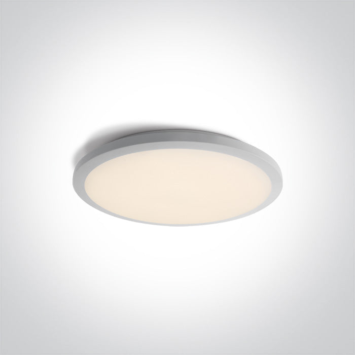 One Light 67448/W/W WHITE LED PLAFO 24w WW IP20 100-240V