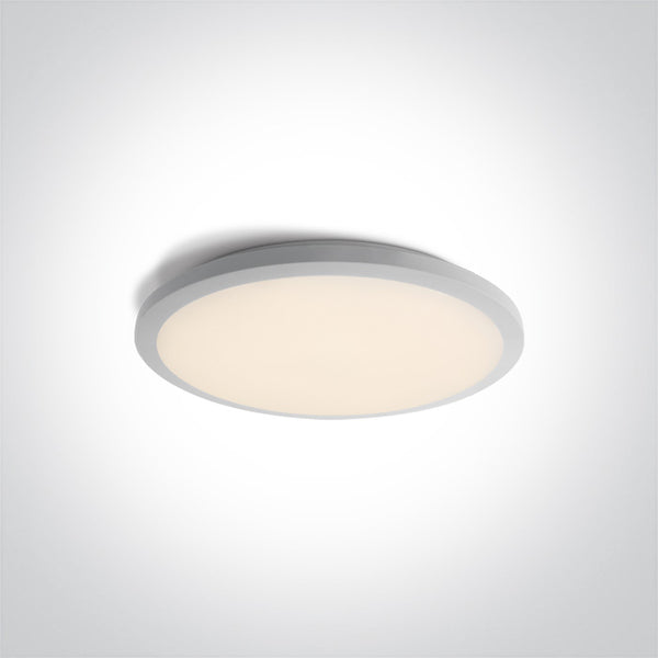 One Light 67448/W/W WHITE LED PLAFO 24w WW IP20 100-240V