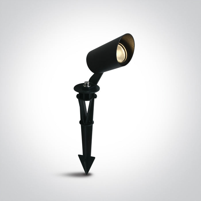 One Light 67456/B/W BLACK COB LED 3W WW 36deg IP67 SPIKE 350mA
