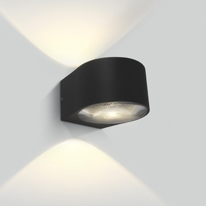 One Light 67480B/AN/W ANTHRACITE COB LED 2X6W WW IP65 230V