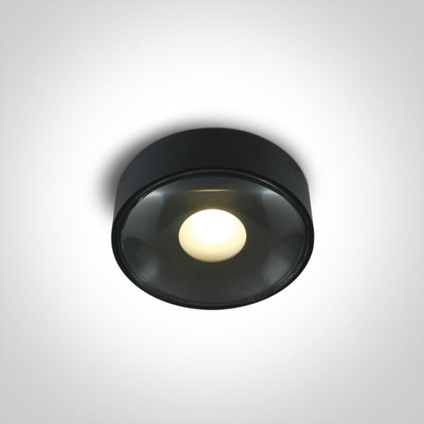 One Light 67484/B/W BLACK AC SMD LED 6W WW IP65 230V