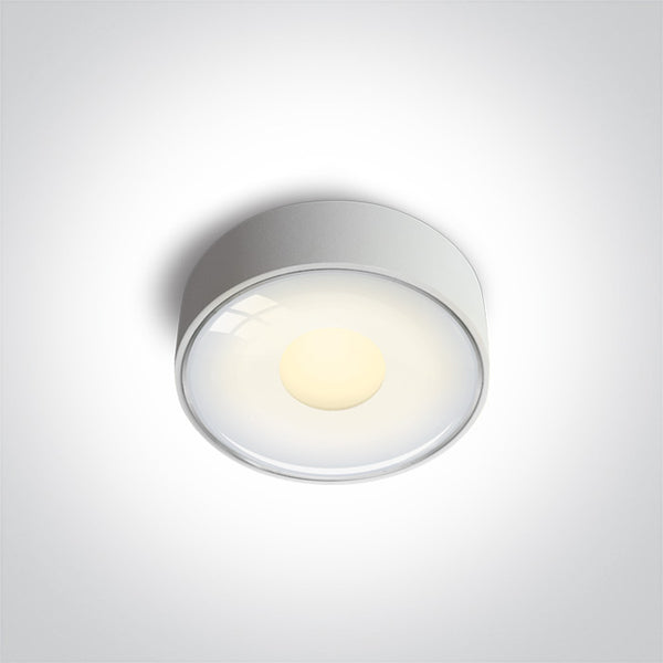 One Light 67484/W/W WHITE AC SMD LED 6W WW IP65 230V