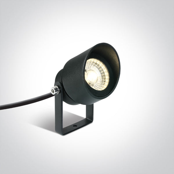 One Light 67488A/AN/W ANTHRACITE COB LED 5W WW IP65 SPIKE 100-240V