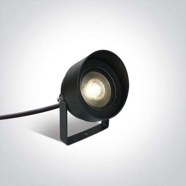 One Light 67488C/AN/W ANTHRACITE COB LED 14W WW IP65 WITH SPIKE 230V
